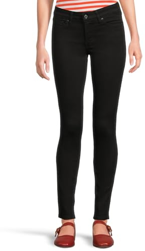 Levi's Women's 720 High Rise Super Skinny Jeans, Black, 30 Long