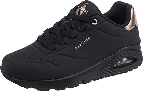 Skechers Damen UNO-Golden Air Sneaker, Schwarz, 40 EU