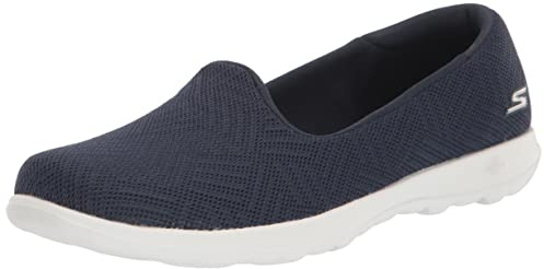 Skechers Go Walk Lite-Sweet Gal Slip-on Mesh Sneakers, Ballerine Donna, Navy, 37 EU
