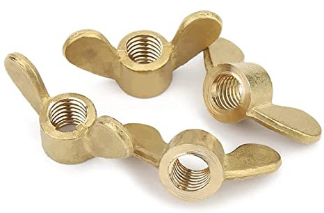 Flügelmutter Aus Messing, Messingmutter, Barrenmutter, Handanzugsmutter Aus Messing,M4*20 STÜCKE