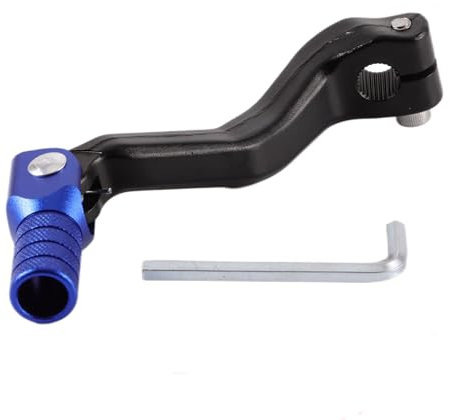 GOOFIT Nero e Blu Lega di Alluminio Shifter Lever Shifter Pedal Pieghevole Cambio Leve Sostituzione per Cb250 Motocross Bike ATV Dirt PitBike