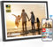 10,1 Zoll Digitaler Bilderrahmen WLAN mit 32GB Speicher, HD 1280x800 IPS Touchscreen Digital Photo Frame mit Auto-Rotate, Elektronischer Bilderrahmen für Einfache Weitergabe von Fotos Videos über Fram