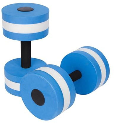 Mancuernas Acuáticas, 1 Par Espuma EVA Mancuernas Aquagyms, Pesas Acuáticas Para Ejercicio En Piscina, Mancuerna Flotante De Espuma Para Entrenamiento Acuático, Equipo De Aeróbic Acuático(C)