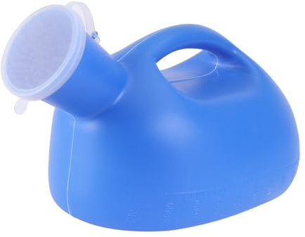 Orinatoio Portatile Uomo in PE 2000ml con Coperchio e Beccuccio