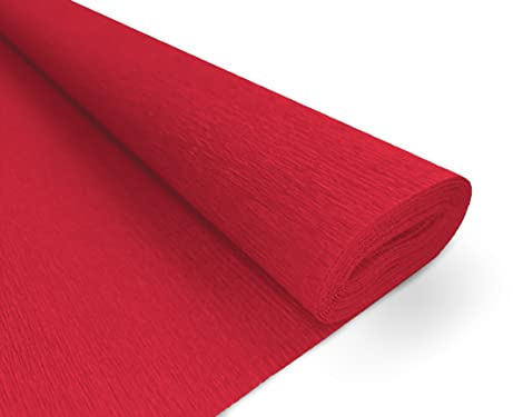 Interdruk Crepe Paper Premium Quality 160 g/m2-107 Red