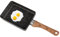 Sartén Japonesa para Tortillas, Sartén Rectangular Antiadherente para Tortillas, Sarté Pequeña para Huevos, Sarté para Panqueques con Mango de Madera para Cocinas de Inducción de Gas 14.0 X 5.1inch