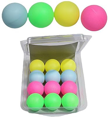 zalati Bordtennis 12st pingisboll för DIY Hantverksleksaker Spel Lotteri Dekoration Underhållning - Flerfärgad