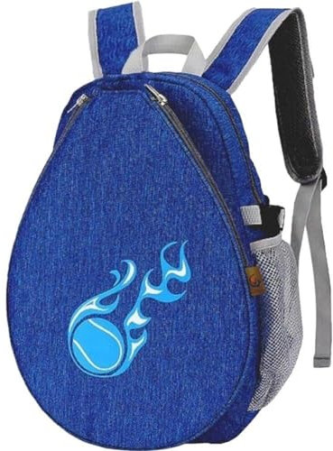 Kinder-Tennisrucksack, Badminton-Rucksack, Schläger-Tragetasche, Tennisschläger-Tragetasche mit Mehreren Taschen für Jugendliche