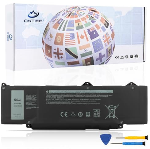 ANTIEE 54Wh DR02P R73TC Laptop Battery Compatible with Dell Latitude 3340 2-in-1/5340 2-in-1/5350 2-in-1 / Latitude 5340 5440 5540 Series 2X1V9 GTG7N GRWKG KDM9P 11.4V