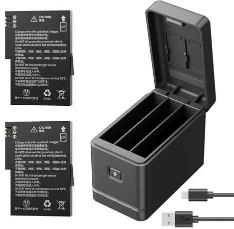 AKASO 360 Grad Kamera Akku und Ladegerät