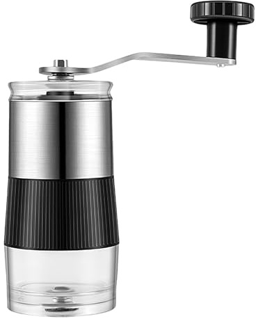 Kaffekvarn manual, extern justerbar handkaffekvarn, kaffebönkvarn med
