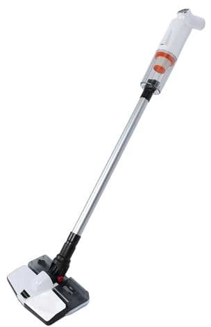 CHEOTIME Aspirapolvere senza fili, uso a secco e a umido, leggero, potente aspirazione, schermo touch LED, ricaricabile, ideale per pavimenti in legno e tappeti.