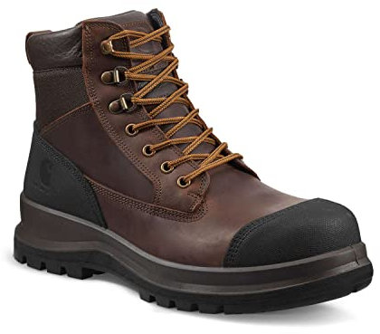 Carhartt Herren Detroit Rugged Flex® 15 cm hoher S3-Sicherheitsstiefel, Dunkelbraun, 44