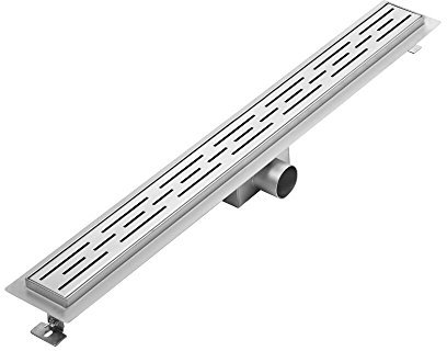 Milano Linear Brushed Stainless Steel Shower Drain Grate - 800mm