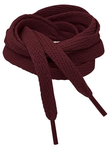 Kilter Flat Trainer Shoelaces - Burgundy - 90 cm - 36 inch (1 Pair)