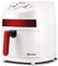 Girmi FG93 Ecofrit Compact Friggitrice ad Aria, 3,2 Litri, 1000W, Eco - 30% risparmio energetico, Contenitore e vassoio antiaderenti, Temperatura regolabile, Ricettario incluso, Bianco/Rosso