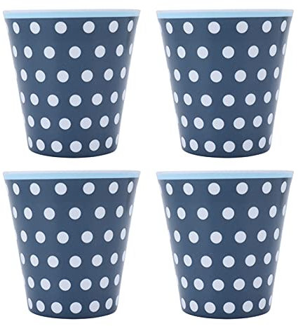 Taza de Melamina, 4 Unids/Set Taza de Melamina Linda Taza de Bebida de Porcelana de Imitación para la Fiesta de la Escuela del Estudiante en Casa