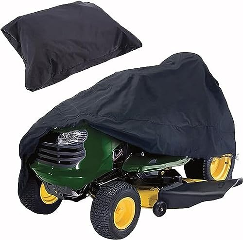 DORBI Copertura for Tosaerba da Equitazione - Copertura for Trattorino da Giardino Copertura for Tosaerba da Esterno Impermeabile 210D Misura Universale con Custodia (Color : Schwarz, Size : XS)