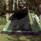 Tino Tech Kuppel-Campingzelt 5 Personen Outdoor Tent Gruppenzelt Winddicht Familienzelt Große Wurfzelt Festivalzelt Wurfzelte für Familie Trekkingzelt 235x235x155 cm Polyester Grün