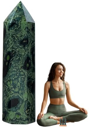 Malachite Crystals, Natural Stone Malachite Crystal Craft, Energy Balancing Gem Arts & Crafts, Desk Accessories Home Decorations for Meditation
