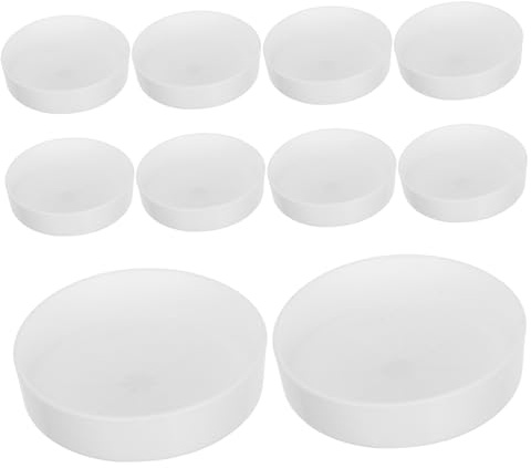 TOYANDONA 10piezas Lavabo De Plástico Engrosado para Bandeja De Suculentas y Bandeja para Bonsáis para Recoger Agua Interiores y Exteriores