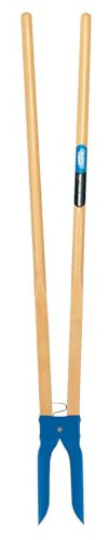 Draper Expert 1485 x 205 mm Post Hole Digger | Hardened and Tempered Grab Blades |Hardwood Handles Gardening Hand Tool | Digging Garden Tool | 34894, Brown