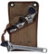 VORX 3pc CRV Adjustable Wrench Adjustable Spanner 3pc Adjustable Plumbing/Shifting Spanner (6”, 8”, 10”) Chrome Vanadium Steel Chrome Plated, 150mm, 200mm,250mm, Set in Canvas Storage Pouch