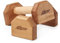 A2Z SPORT® Liegestützgriffe Holz Handstand Griffe - Rutschfeste Parallettes Calisthenics Griffe Liegestütze - Push Up Bars für In- und Outdoor-Krafttraining Fitness Yoga (Paar)