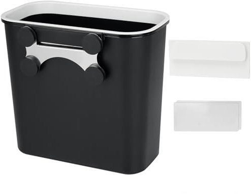 Skyflame 2.1 Gallon Magnetic Garbage Can, BBQ Grills Utensils Organizer Holder, Wall-Mounted Hanging Trash Bin for Kitchen, Cabinet, Door, Bedroom, Bathroom, Camping