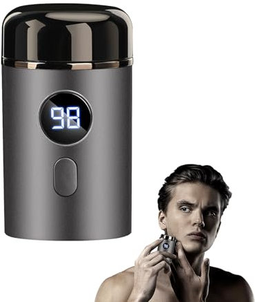 Horuili® Mini Electric Shaver, Tragbarer Elektrischer Mini-Rasierer, Mini Shave Tragbarer Elektrorasierer, Elektrischer Rasierer Herren, USB Rechargeable Shaver, Waschbarer Nass- und Trockenrasierer