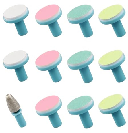 12 Pcs Baby Nail File Pads Nail Trimmer Replacement for Standard Electric Kid Nail Trimmer Suits to Newborn Infant Toddler
