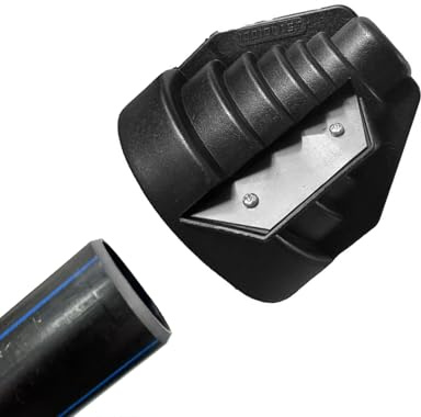 Galenecx Herramienta de chaflán de tubería, Desbarbador Cónico para Tuberías de Plástico, herramienta de desbarbado de PVC, Herramienta Para Biselar Tubos De PVC y PE De 20-63 mm