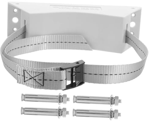 Bosiyrggrl Support Mural pour Réservoir de Propane, Support de Cylindre, Support Mural de Cylindre, Support de Réservoir D'Azote Robuste pour un Stockage Sécurisé. Idéal pour les Camping-Cars et les R