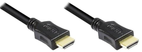 High-Speed-HDMI®-Kabel mit Ethernet, vergoldete Stecker, 3m, Good Connections®