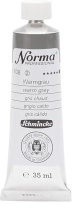 Schmincke – Norma® Professional - feinste Künstler-Ölfarben, Warmgrau - 35 ml