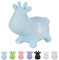 Hoppimals Tootiny Hüpftier, Hüpftier ab 1 Jahre & Hüpftier ab 2 Jahre, Hüpfende Kuh, Für Gymnastik & Geschicklichkeit für Kinder, Verpackt im Geschenkkarton, inklusive Pumpe - Baby-Hüpfer BLAU