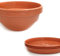Plastard Pflanzschale mit Untersetzer im 3er Set in Terrakotta 32 cm Durchmesser große runde Blumenschalen aus Kunststoff für Garten Terrasse Wohnung für Aussen und Innen Schalen Pflanztopf