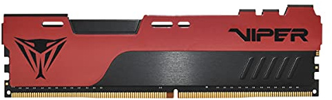 Patriot Memory Viper Elite II DDR4 16GB (1x16GB) 3600MHz Gaming Arbeitsspeicher Schwarz/Rot
