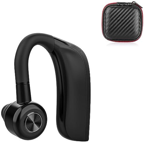 ATFKZADV Auricular Bluetooth 5.0 Inalámbrico Con Micrófono, Comercial Manos Libres Con Sonido De Alta Fidelidad y Llamadas Claras y Ligeras Para Oficina, Conducción