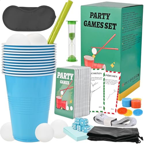 Tigvio Gesellschaftsspiele für Erwachsene, Partyspiele für Erwachsene & Kinder ab 8 Jahren, Partyspiel Brettspiele Erwachsene Challengers Brettspiel, Outdoor Spiele Erwachsene Kinder, 2 mehr Personen