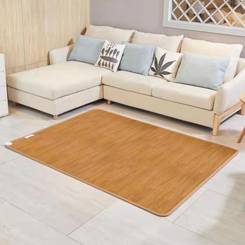 Energy Efficient Safe Space Heater,Graphene Electric Carpet Leather Material Can Be Curled,portable Heaters For Indoor Use Large Room,Smart Space Heaters,Suitable For Home,yoga Studio(Dark,120*200cm(4