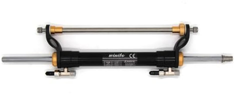 Compatible con el sistema de dirección hidráulica marina Winibo Compatible con motor fueraborda de barco de hasta 90 HP Solo cilindro