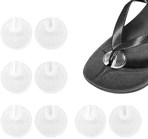 4 Pairs Silicone Thong Sandal Toe Protectors,Soft Flip Flop Gel Cushions Pad,Toe Guards Cushions,Front pad of flip Flops, Toe Protectors Pads,Gel Toe Posts Cushion for Men Women