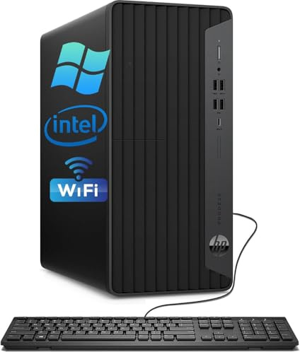 HP ProDesk 600 G6 Tower Desktop Computer MT PC, Intel i5-10500, 256GB SSD, 16GB RAM, Windows 11 Pro, Wi-Fi + Bluetooth, Keyboard&Mouse, Home or Office Minitower PC (Renewed)