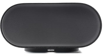 DENON Home 600 Altavoz Inteligente Inalámbrico con HEOS, Dolby Atmos Music, Audio Hi-Res, 8 Drivers, Función Par Estéreo, WiFi, AirPlay 2, Bluetooth, Sonido Premium Multiroom - Negro