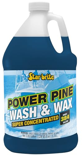 STAR BRITE Power Pine Boat Wash & Wax Super Concentrate - Makes 384 Gallons - 1 GAL (094700N)