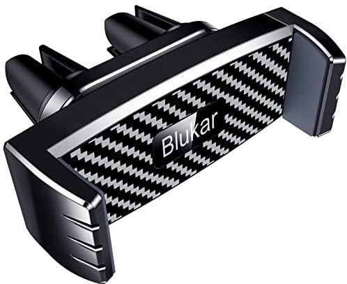Blukar Support Téléphone Voiture, Porte Telephone Voiture Grille d'aération Support Ventilation, Super Solide Facilité d'utilisation 360°Rotation Compatible avec iPhone 16/15/14 et 4.7-6.7 Smartphone