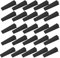 BEHAHAI Fence Panel Wedges to Stop Rattling, Plastic Levelling Wedges, Noise Stoppers for Fences, Tiles (Black, 20 Pieces)