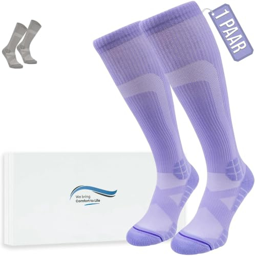 360 RELIEF Medias de Compresión Mujer y Hombre, Calcetin de Compresion | Calcetines de Compresión Para Deportes, Correr, Volar, Viaje, Trabajo, Footing, Meias de Compressao Mulher