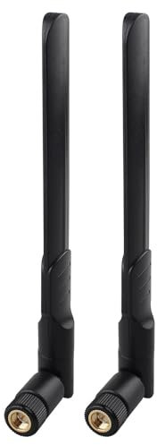 Futheda 2 Piezas Antena 4G LTE SMA Macho Antena 5dBi para Orange Vodafone Huawei Netgear ZTE 4G LTE Router Gateway Teléfono de Casa Módem Celular Router Gateway Trail Cámara